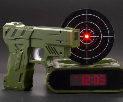 Target Practice Alarm Clock