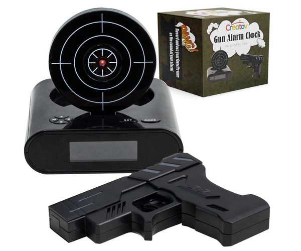 Target Practice Gun Alarm Clock