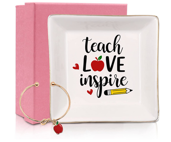 Teach Love Inspire Jewelry Tray