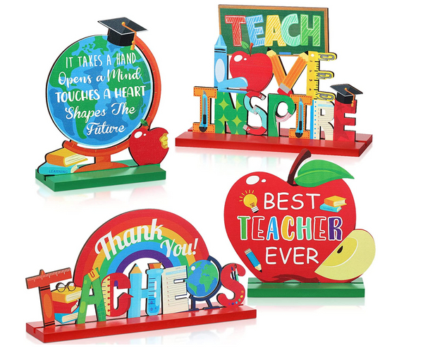 Teacher Apprecation Tabletop Decorations