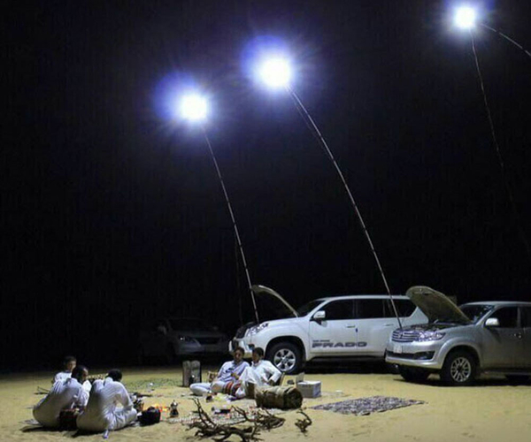 Telescopic Fishing Rod Lamps
