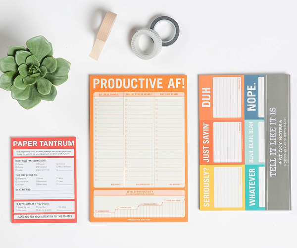 Tell It Like It Is Funny Sticky Note Pad