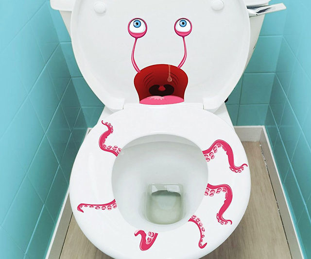 Terrifying Toilet Decals