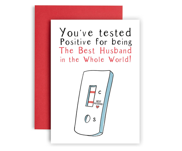 Tested Positive For Husband Card