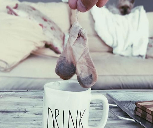 Testicles Tea Bag