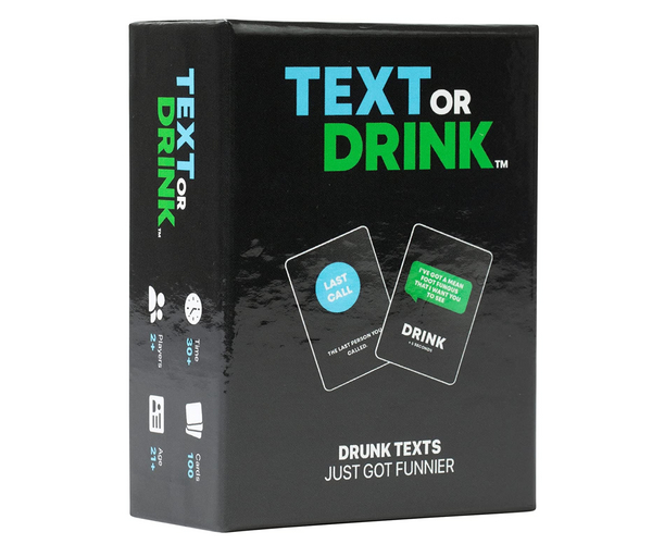 Text or Drink Card Game