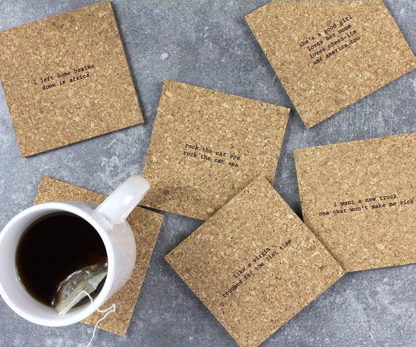 The 80s Mistaken Lyrics Coasters