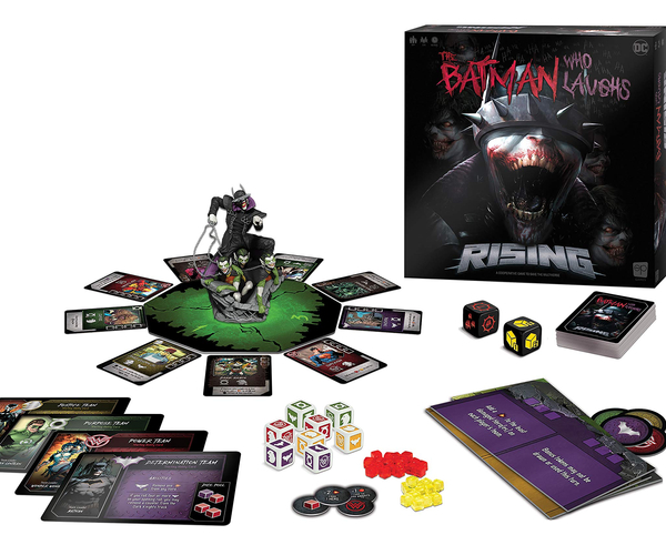 The Batman Who Laughs Rising Cooperative Board Game