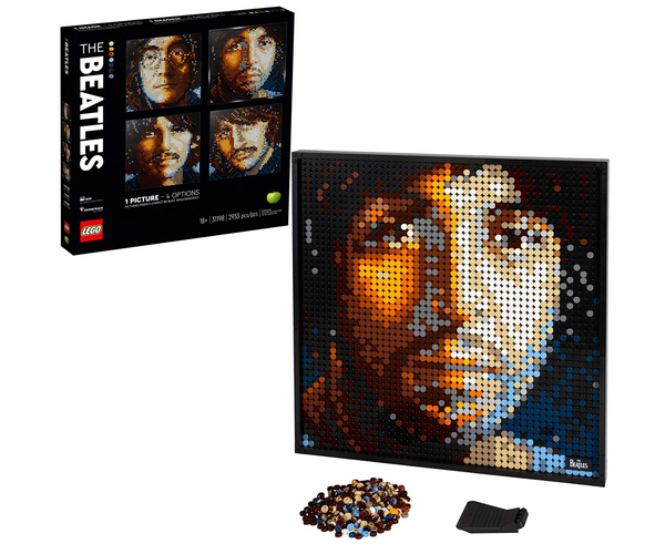 The Beatles Face Mosaic Lego Set