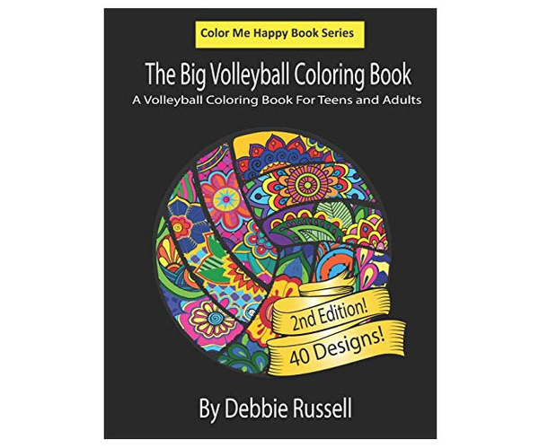 The Big Volleyball Coloring Book