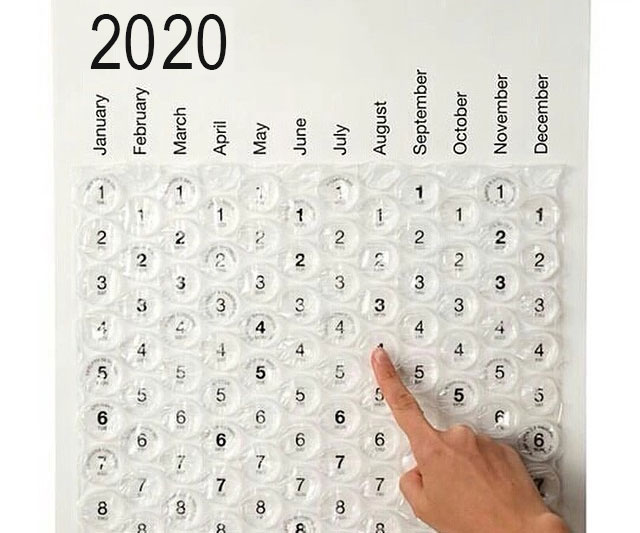 The Bubble Wrap Calendar
