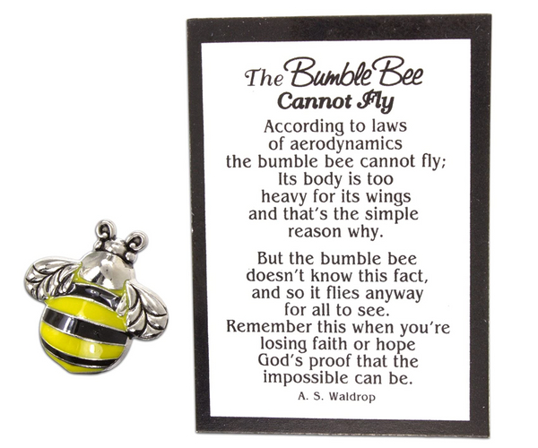 The Bumble Bee Cannot Fly Pocket Token