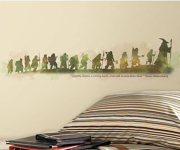 The Hobbit Quote and Image Wall Decal