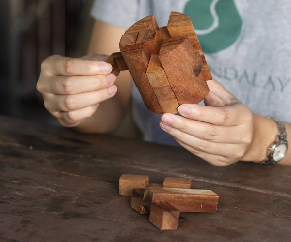 The Powder Keg Wooden Puzzle