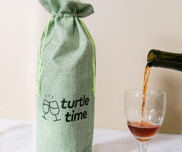 The Real Housewives Turtle Time Wine Bag