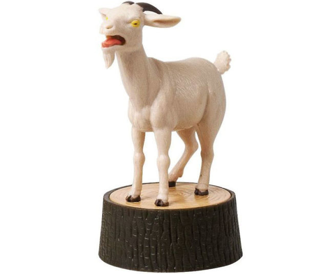 The Screaming Goat Figurine