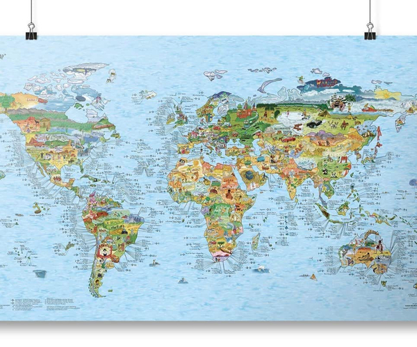 The Surfer's World Map