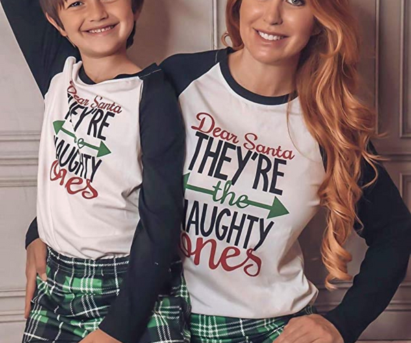They're the Naughty Ones Funny Christmas Pajamas