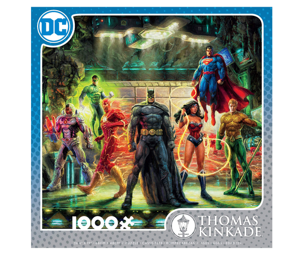 Thomas Kinkade DC Comics The Justice League Puzzle