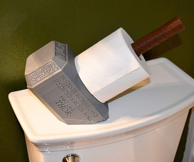 Thor’s Hammer Toilet Paper Holder