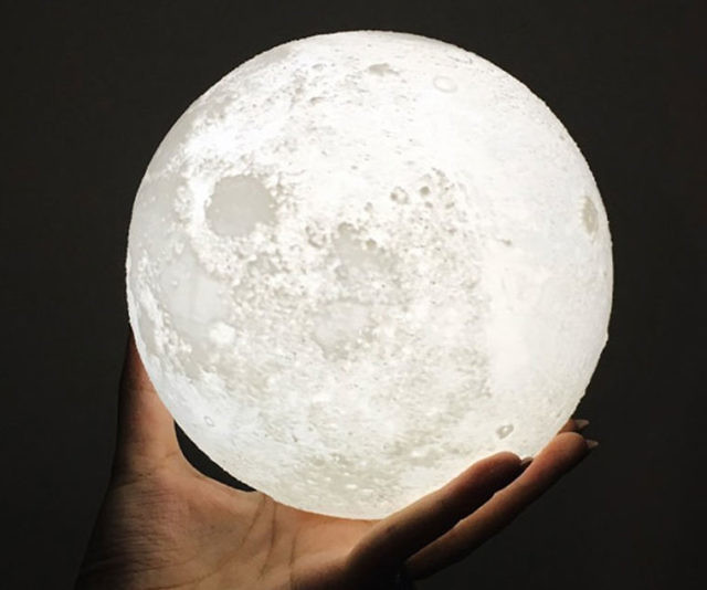 3D Moon Night Light