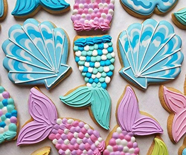 Three Piece Mermaid Cookie Cutter Set