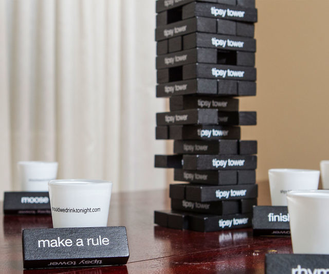 Tipsy Tower Drinking Game