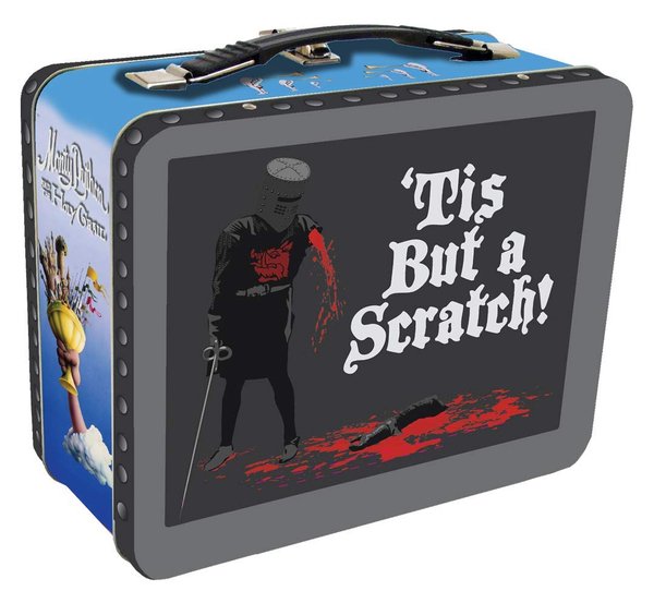 Tis But a Scratch Metal Lunch Box