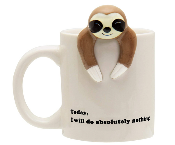 Today I Will Do Absolutely Nothing Sloth Mug