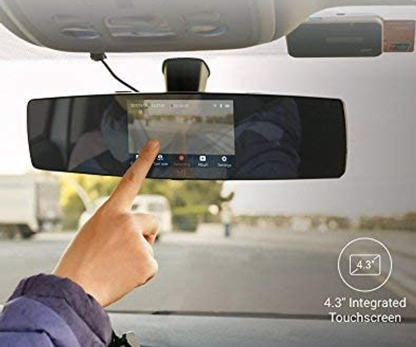 Touchscreen Rearview Mirror Dash Cam
