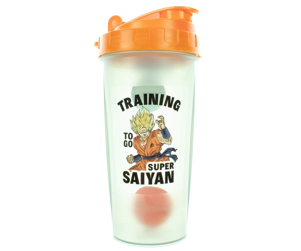 Training to Be a Super Saiyan Shaker Bottle
