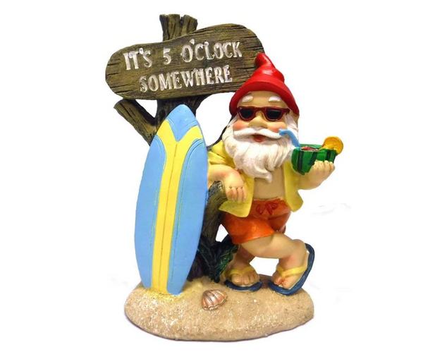 Tropical Happy Hour Gnome