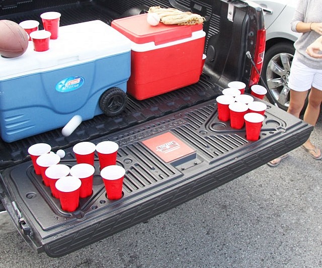 Truck Bed Beer Pong Table
