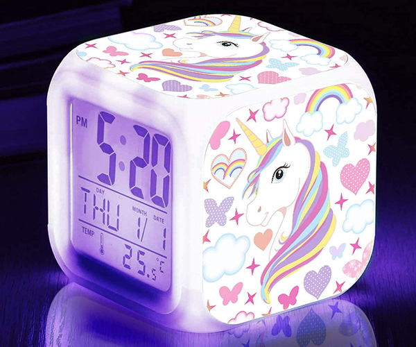Unicorn Cube Alarm Clock