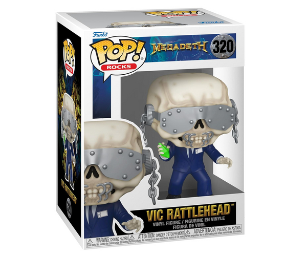 Vic Rattlehead FunkoPop Figurine for Metalheads