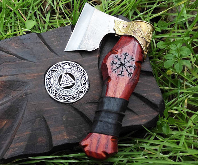 Viking Axe Straight Shaving Razor