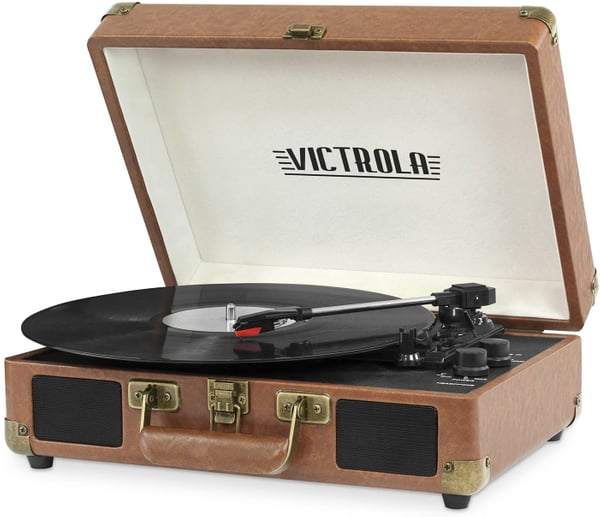Vintage 3-Speed Vinyl Record Player
