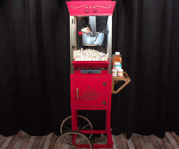 Vintage Freestanding Popcorn Machine