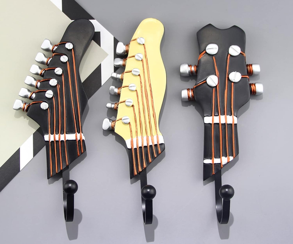 Vintage Guitar Shaped Hooks