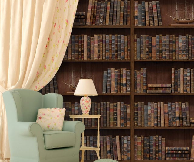 Vintage Library Wall Adhesive