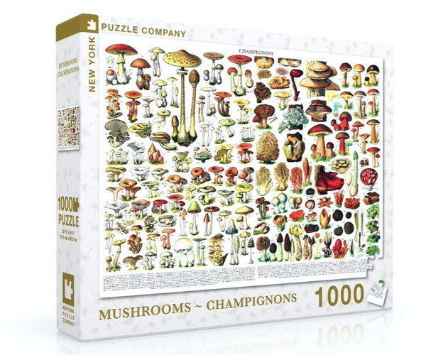 Vintage Mushrooms Puzzle