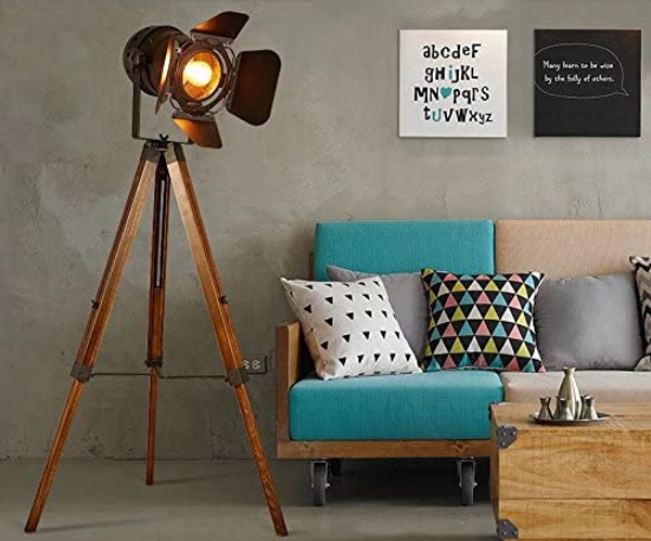 Vintage Tripod Floor Lamp