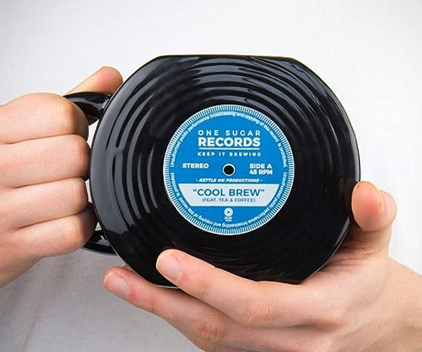 Vinyl Record Shaped Mug
