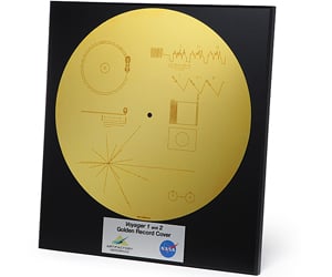 Voyager Golden Record Sleeve Wall Art