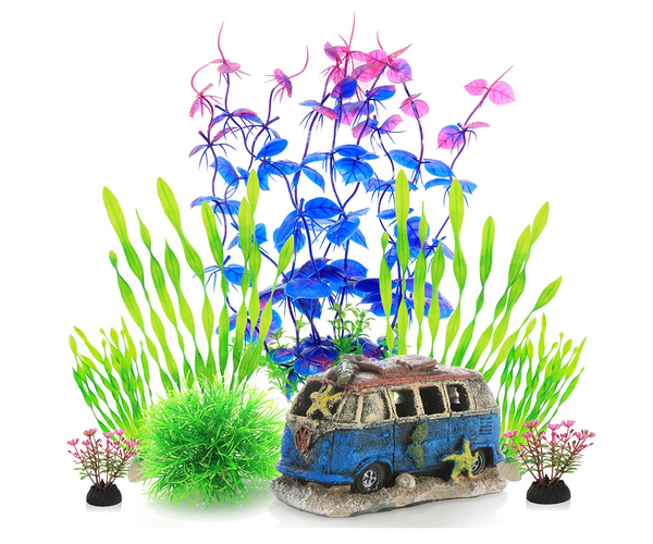 VW Beetle and Psychedelic Forest