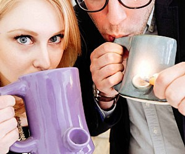 Wake and Bake Coffee Mug Bong