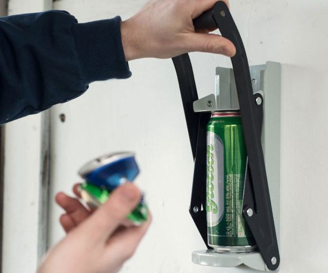 Wall Mounted Can Crusher