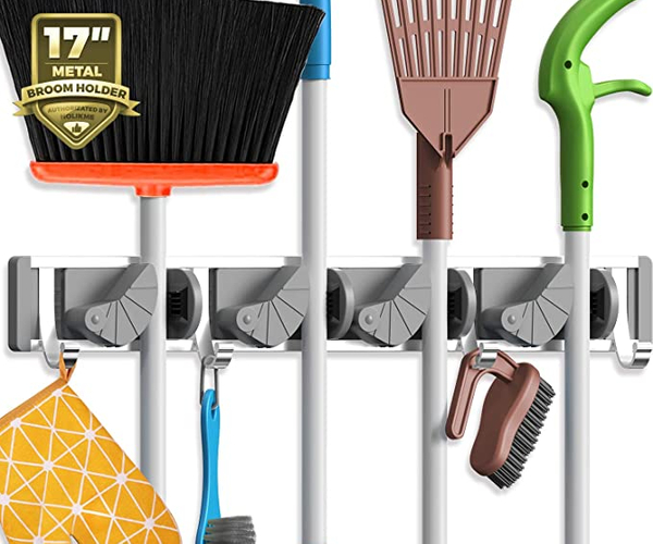 Wall Mounted Cleaning Supply Holder