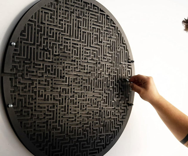 Wall Mounted Labyrinth Game