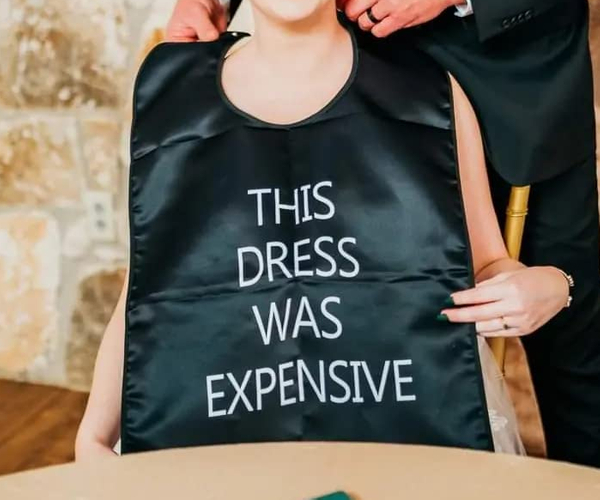 Wedding Dress Protecting Bib